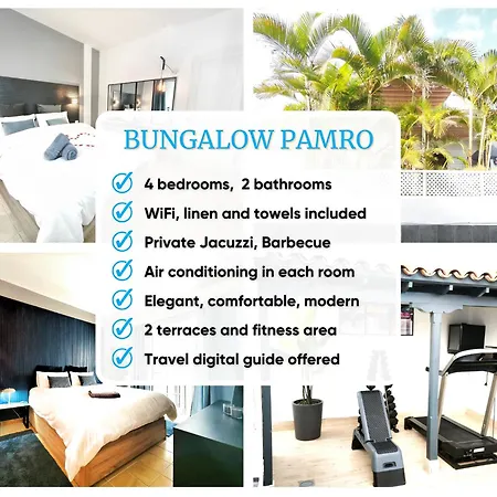 Rooftop Pamro - Private Jacuzzi - Fitness Area - Free Wifi - Air Conditioner - Pool - Modern & Comfortable - Sunnygolf Maspalomas (Gran Canaria)